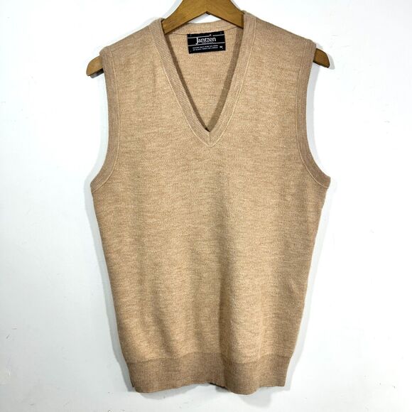 Vintage Jantzen Pull Over Sweater Vest Mens M Unisex Blokewear Grandpacore - Picture 1 of 4